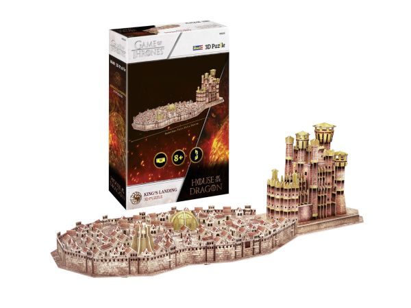 REV00225 - 262 pezzi puzzle 3D GAME OF THRONES - Il Porto Reale - 1
