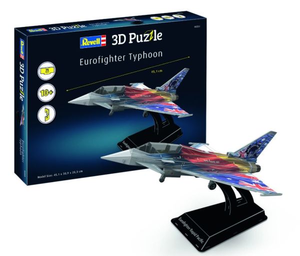 REV00253 - Puzzle 3D da 75 pezzi - EUROFIGHTER Typhoon - 1