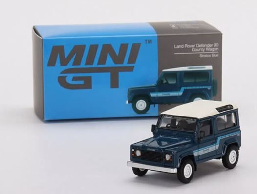 MGT00353-L - LAND ROVER Defender 90 county wagon LHD Blu - 1