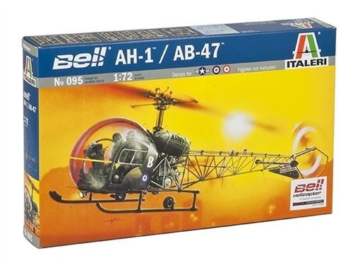 ITA0095 - Elicottero militare BELL AH-1 / AB-47 da assemblare e verniciare - 1