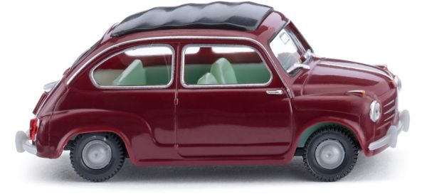 WIK009908 - FIAT 600 Rosso scuro - 1