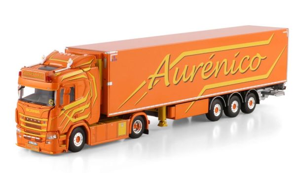 WSI01-4704 - SCANIA R Normal CS20N 4x2 con rimorchio refrigerato AURENICO a 3 assi - 1