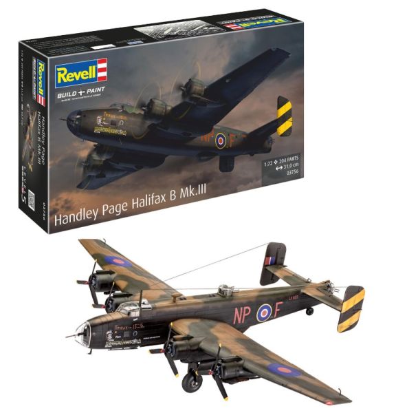 REV03756 - HANDLEY Page Halifax B Mk.III aereo militare da assemblare e verniciare - 1