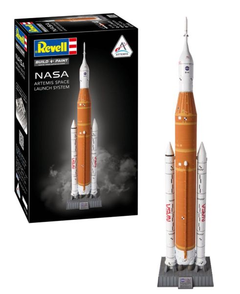 REV03760 - Kit razzo NASA Artemis SLS (assemblaggio e verniciatura) - 1