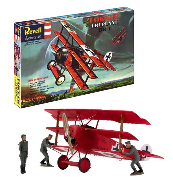 REV03762 - Aereo militare triplano FOKKER DR.1 - 75 anni di modellismo - 1