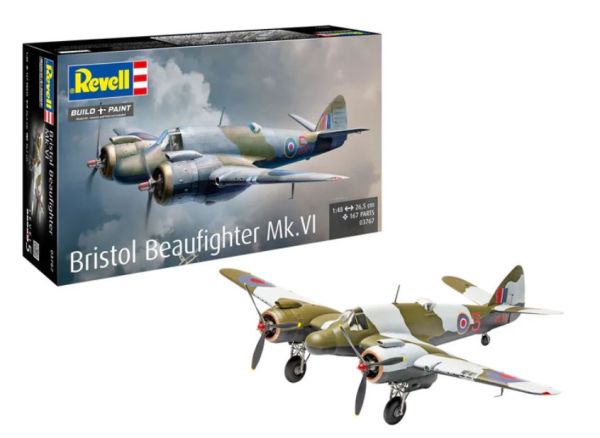 REV03767 - Aereo militare BRISTOL Beaufigter MK.VI da assemblare e dipingere - 1