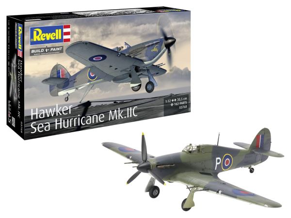 REV03768 - Aereo militare HAWKER Sea Hurricane Mk.IIC da assemblare e dipingere - 1