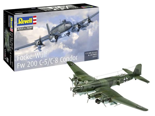 REV03777 - Aereo militare FOCKE-WULF FW200 C-5/C-8 Condor da costruire e dipingere - 1