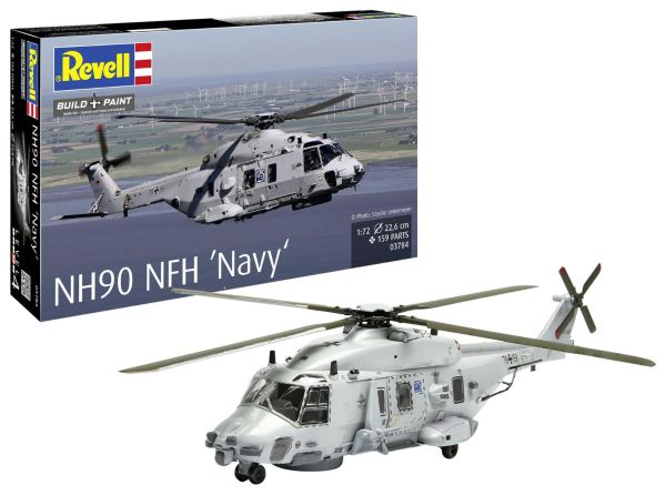 REV03784 - Elicottero della Marina NH90 NFH da costruire e dipingere - 1