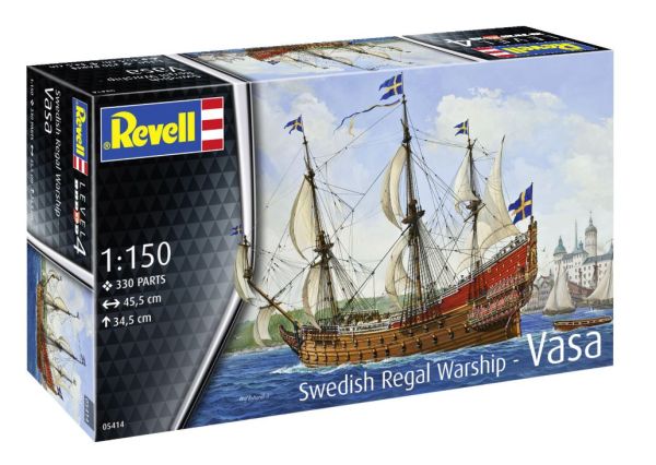 REV05414 - Nave da guerra reale svedese - VASA da assemblare e dipingere - 1