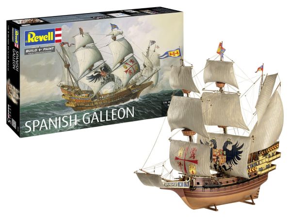 REV05620 - Galeone spagnolo da assemblare e dipingere - 1