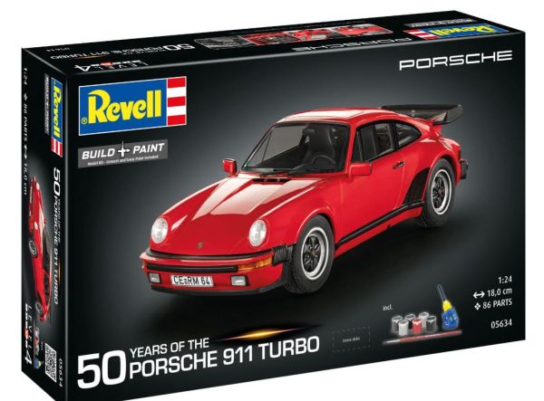REV05634 - PORSCHE 911 Turbo - Kit 50° Anniversario con verniciatura - 1