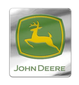 MCWCF0890321 - Emblema grigio dell'auto John Deere - 1