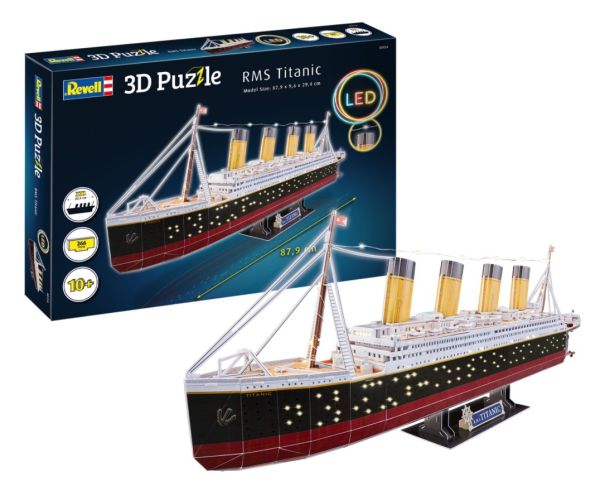 REV00154 - Puzzle 3D Led Edition 266 Pezzi RMS TITANIC - 1