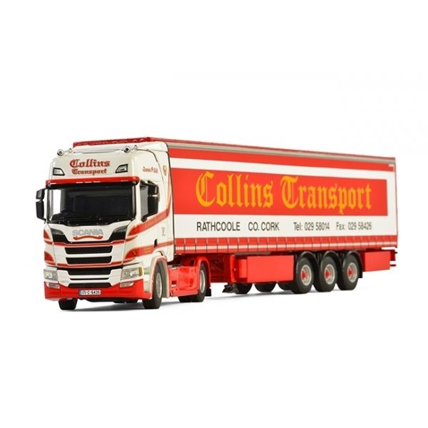 WSI01-2295 - SCANIA S Highline con rimorchio centinato a 3 assi COLLINS TRANSPORT - 1