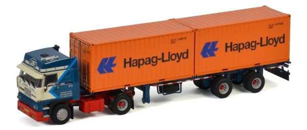 WSI01-3295 - DAF 3600 SC 4x2 con portacontainer JONKER e 2 container 20 piedi HAPAG LLOYD - 1