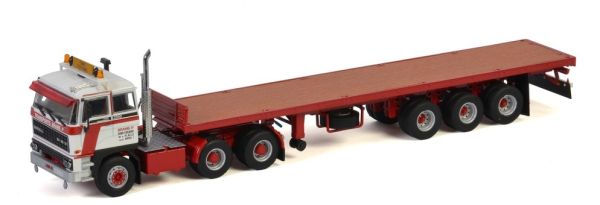 WSI01-3367 - DAF 3300 6x4 con pianale 3 assi Trasporti BRAME - 1
