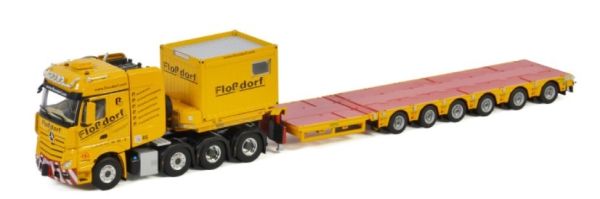 WSI01-3388 - MERCEDES Actros MP4SLT 8x4 con pianale estensibile 6 Assi FLOSSDORF - 1