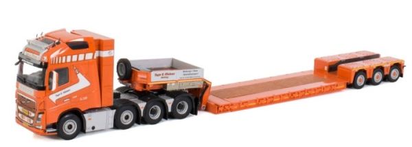 WSI01-3560 - VOLVO FH4 Gl. XL 8x4 con NOOTEBOOM 3 assi TAGE E. NIELSEN a pianale ribassato - 1