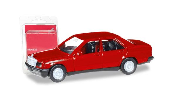 HER012409-007 - MERCEDES 190 E rosso In Kit - 1
