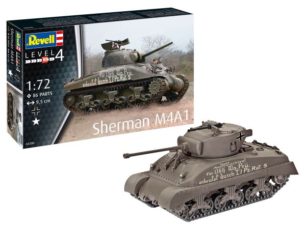 REV03290 - Serbatoio SHERMAN M4A1 da montare e verniciare - 1