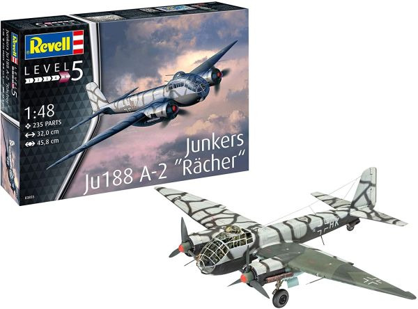 REV03855 - Aereo Junkers Ju188 A-2 Rächer da assemblare e verniciare - 1