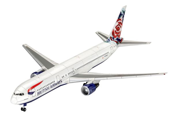 REV03862 - Aereo Boeing 767-300ER British Airways Chelsea Rose da assemblare e dipingere - 1