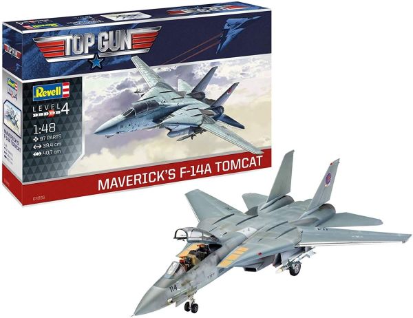 REV03865 - Aereo da combattimento F-14A Tomcat TOP GUN di Maverick da assemblare e dipingere - 1