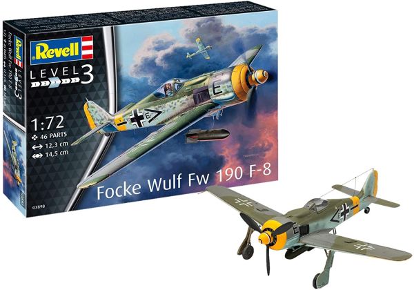 REV03898 - Focke Wulf Fw190 F-8 da assemblare e verniciare - 1