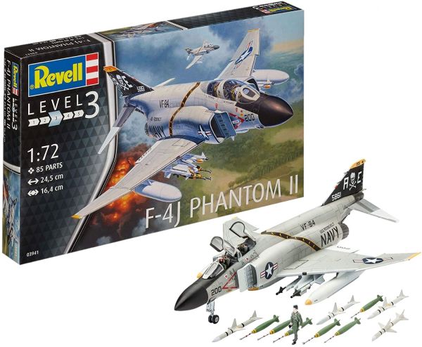 REV03941 - Costruisci e dipingi il jet da combattimento F-4J Phantom II - 1
