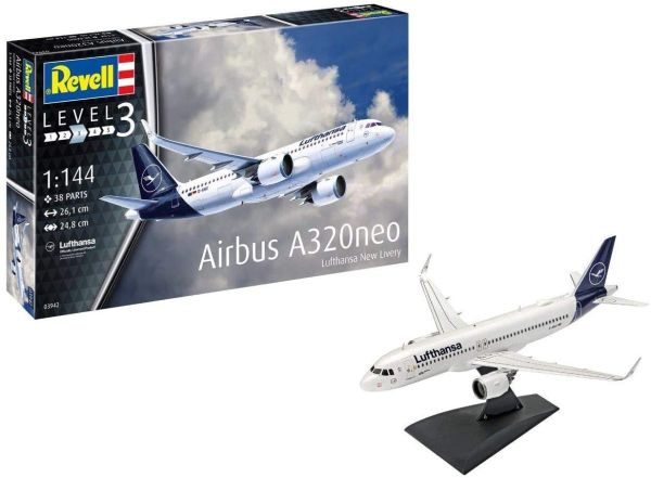 REV03942 - Aereo Airbus A320 Neo Lufthansa Nuova livrea da assemblare e verniciare - 1