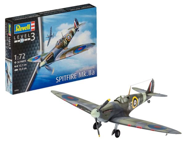 REV03953 - Velivolo Spitfire Mk.IIa da assemblare e verniciare - 1