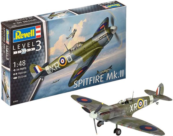REV03959 - Aereo Supermarine Spitfire Mk.II da assemblare e dipingere - 1