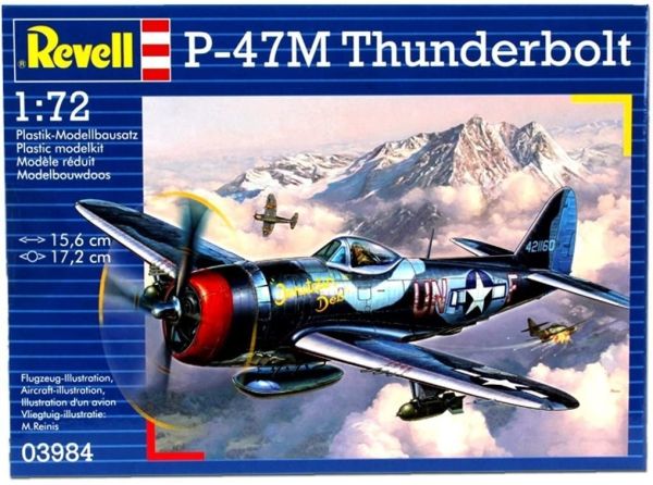 REV03984 - Aereo P-47M THUNDERBOLT da assemblare e verniciare - 1
