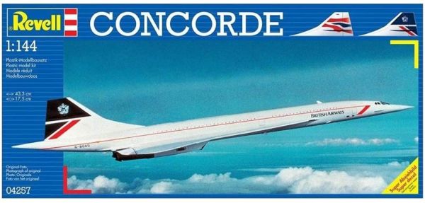 REV04257 - Aereo Concorde British Airways da assemblare e verniciare - 1