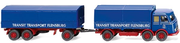 WIK042902 - MERCEDES LP333 6x4 Carrier con rimorchio TRANSIT TRANSPORT - 1