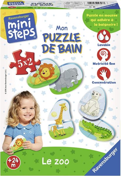 RAV04727 - Il mio puzzle da bagno - Lo zoo - 1