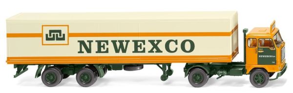 WIK054202 - VOLVO F88 4x2 con rimorchio furgone 2 Assi NEWEXCO - 1