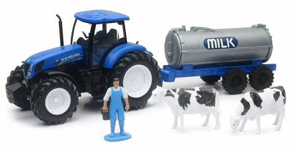 NEW05523C - NEW HOLLAND T7 270 con serbatoio dell'acqua e vacca - 1