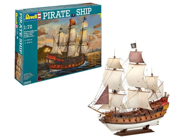 REV05605 - Nave pirata da assemblare e dipingere - 1