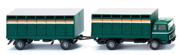 WIK056503 - Trasportino MERCEDES 4x2 con rimorchio 2 Assi Trasporto bestiame - 1