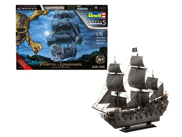 REV05699 - Black Pearl PIRATI DEI CARAIBI da assemblare e dipingere - 1