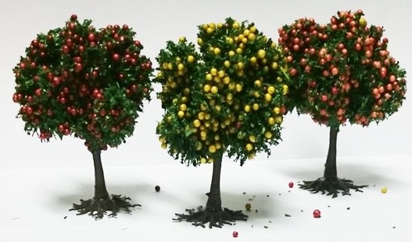 ART05817 - 3 alberi da frutto 6 cm - 1