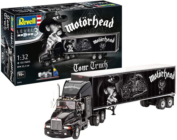 REV07654 - Camion turistico Motorhead con vernice e colla da montare e verniciare - 1