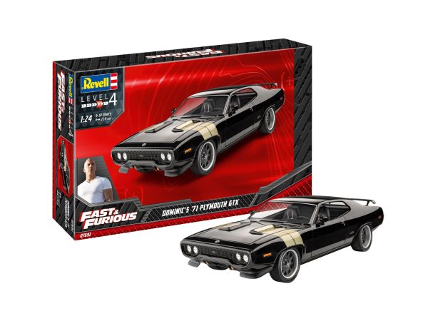 REV07692 - PLYMOUTH GTX 1971 FAST & FURIOUS da assemblare e dipingere - 1