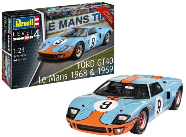 REV07696 - FORD GT 40 Le Mans 1968 da montare e verniciare - 1
