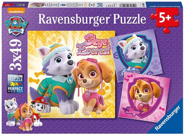 RAV080083 - Puzzle 3x49 Pezzi PAW PATROL - 1