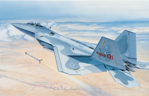 ITA0850 - Costruisci e dipingi il caccia F-22 Raptor - 1