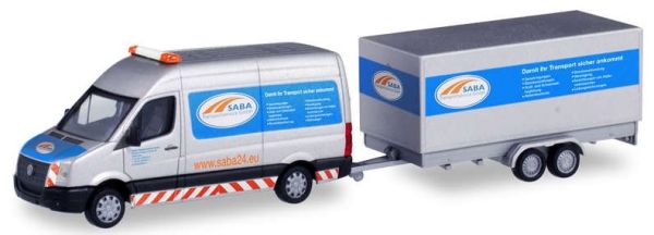 HER095068 - VOLKSWAGEN Crafter con rimorchio SABA a 2 assi - 1