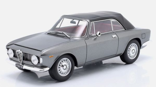 MITICA100085 - ALFA ROMEO Giulia 1600 GTC Cabriolet 1964 interni grigio rosso - 1